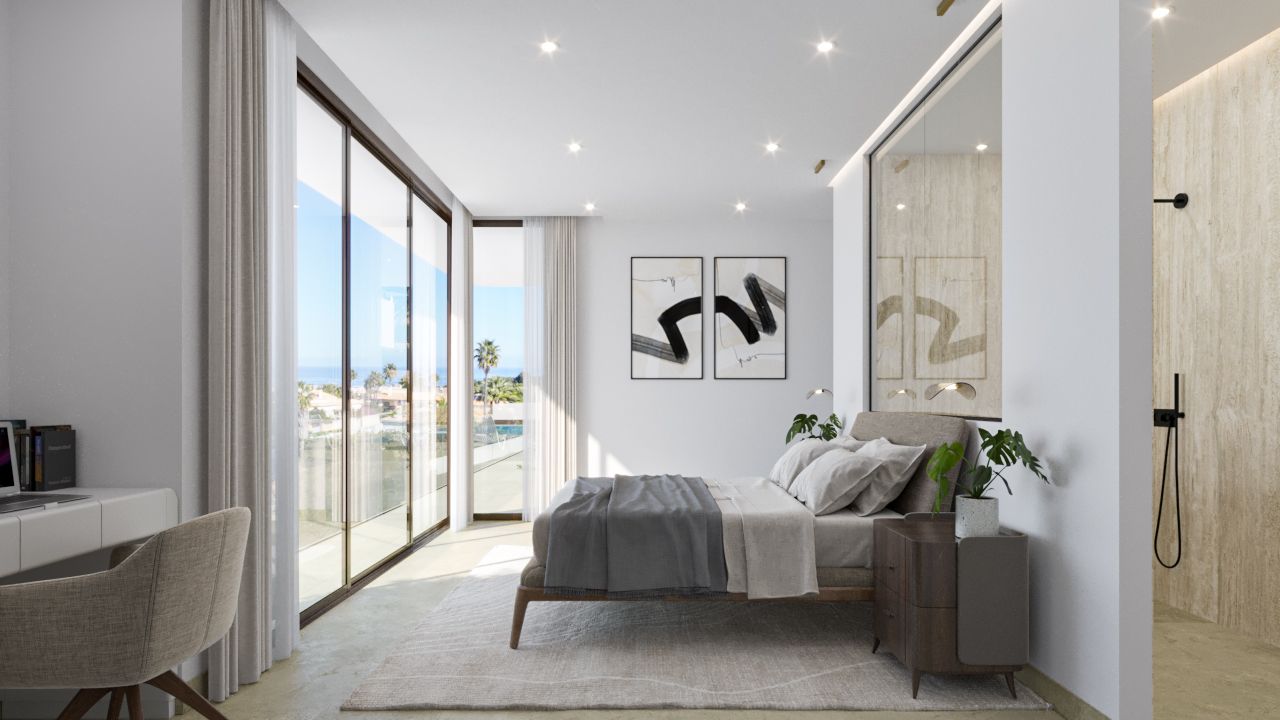 Villa Maïa. Projekt mit Lizenz. Neues Projekt einer modernen Villa von Vives Pons Homes in Marquesa VI.