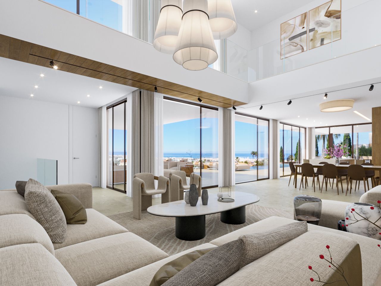 Villa Maïa. Projekt mit Lizenz. Neues Projekt einer modernen Villa von Vives Pons Homes in Marquesa VI.